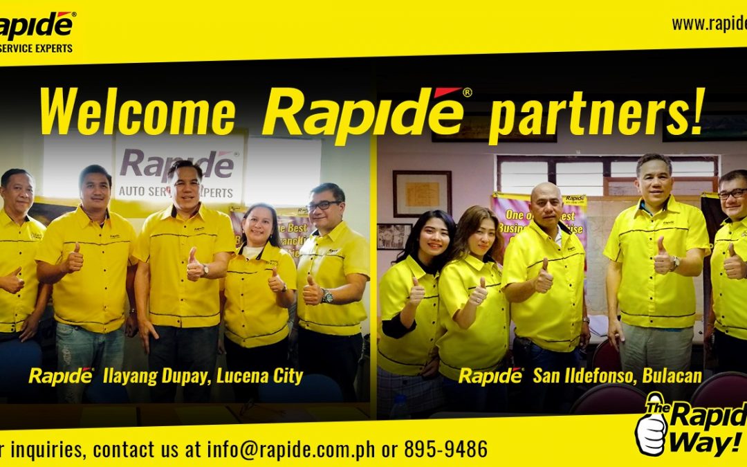 Rapide Is Going To Lucena City and San Ildefonso, Bulacan!